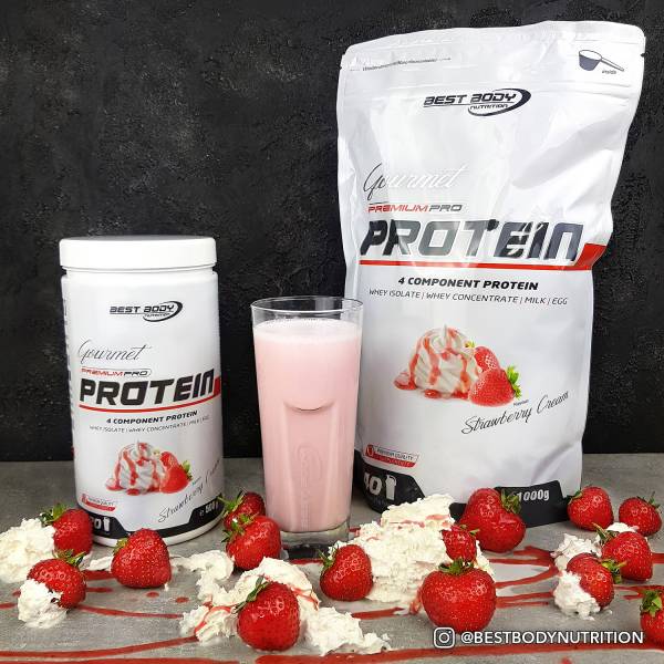 Gourmet Premium Pro Protein Strawberry Cream 1000g