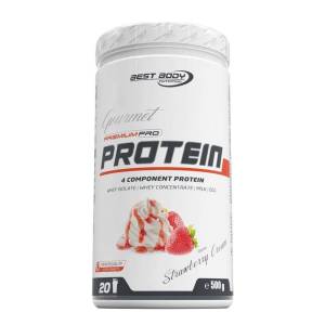 Gourmet Premium Pro Protein - Crema de Fresa - Tarro de 500g