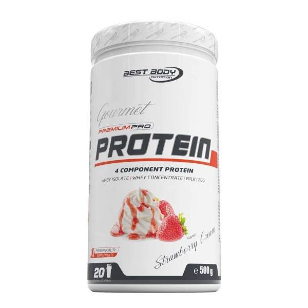 Gourmet Premium Pro Protein - Crema de Fresa - Tarro de 500g